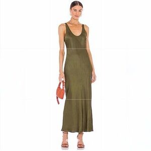 L'AGENCE Cleo Scoop Neck Slip Dress